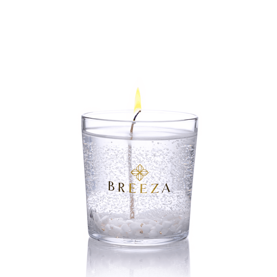 נר ריחני שלווה לבנה