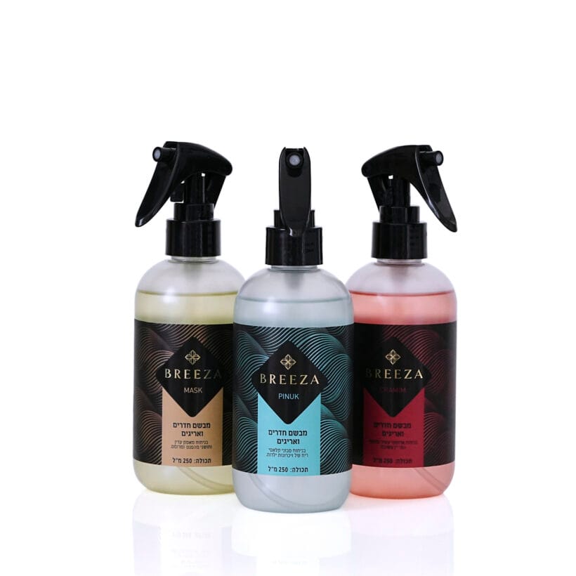 מבשם חדרים ואריגים 250 מ"ל במגוון ניחוחות